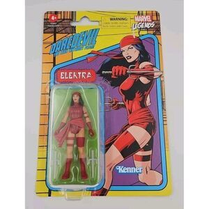 Marvel‎ Legends - Elektra - Retro 3.75" Action Figure Hasbro Kenner NEW